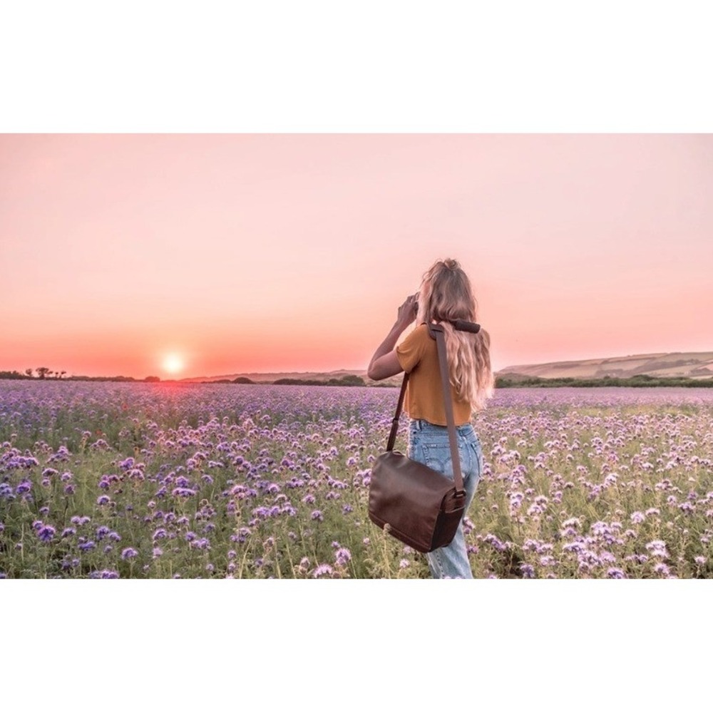 Cecilia Camera Bag Gallery Lambert 12L Messenger Photography Leather Chestnut
